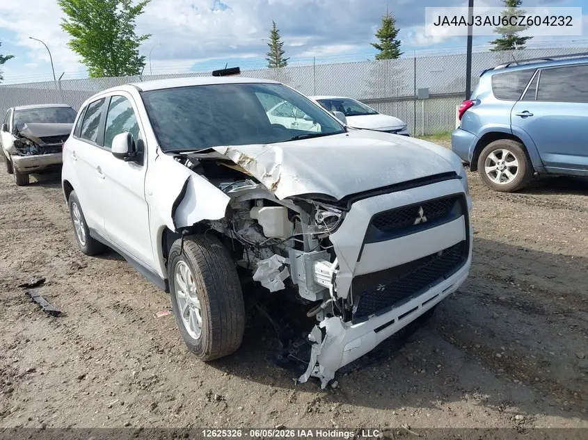 2012 Mitsubishi Rvr Se VIN: JA4AJ3AU6CZ604232 Lot: 12625326