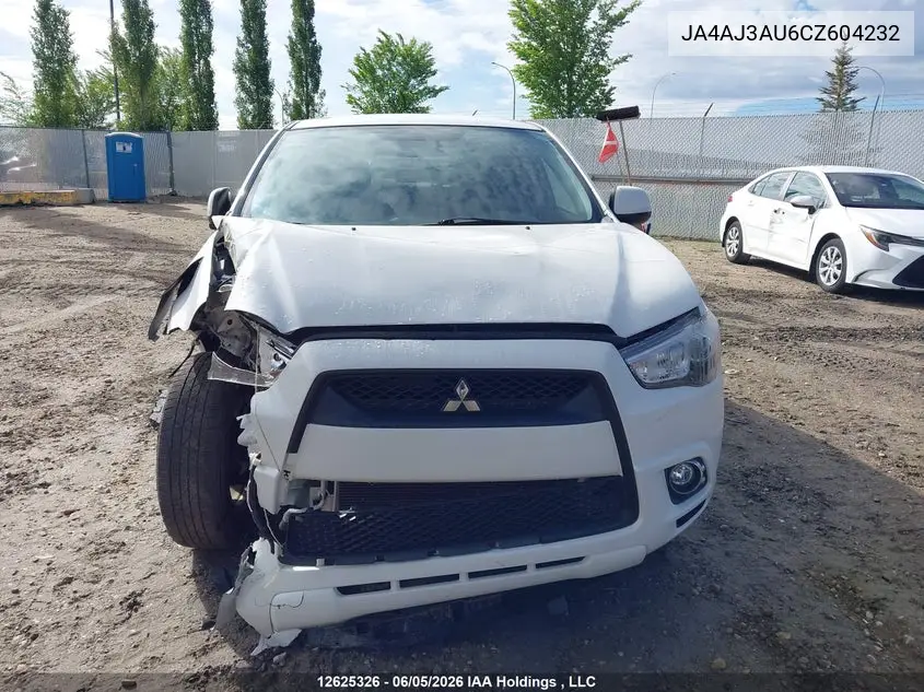 2012 Mitsubishi Rvr Se VIN: JA4AJ3AU6CZ604232 Lot: 12625326