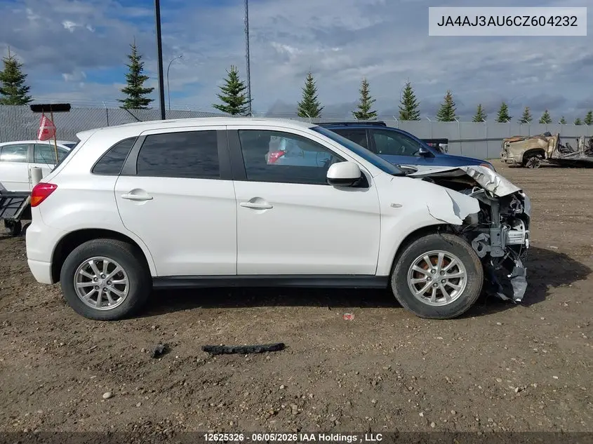 2012 Mitsubishi Rvr Se VIN: JA4AJ3AU6CZ604232 Lot: 12625326