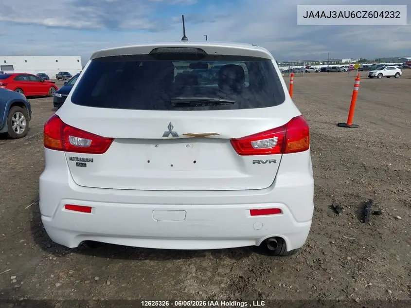 2012 Mitsubishi Rvr Se VIN: JA4AJ3AU6CZ604232 Lot: 12625326