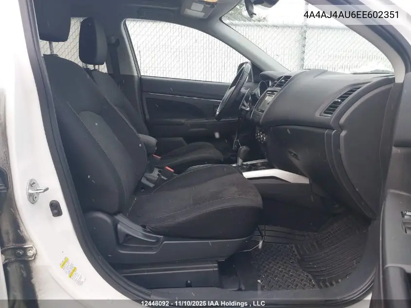 4A4AJ4AU6EE602351 2014 Mitsubishi Rvr Gt