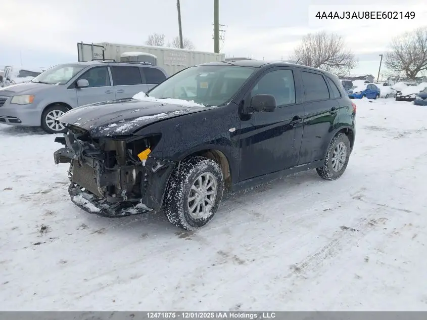 4A4AJ3AU8EE602149 2014 Mitsubishi Rvr Se