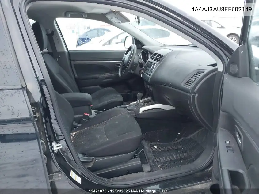 4A4AJ3AU8EE602149 2014 Mitsubishi Rvr Se