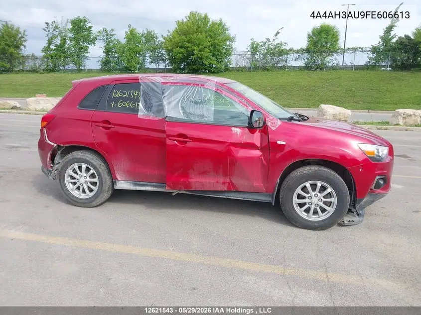 2015 Mitsubishi Rvr Es/Se VIN: 4A4AH3AU9FE606613 Lot: 12621543x