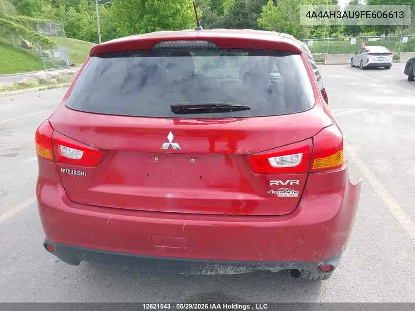 2015 Mitsubishi Rvr Es/Se VIN: 4A4AH3AU9FE606613 Lot: 12621543x