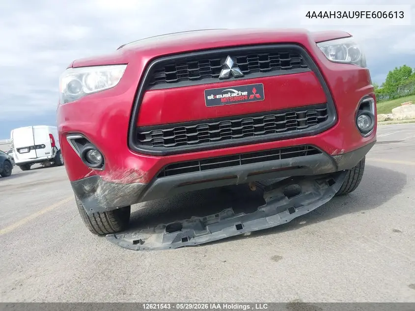 2015 Mitsubishi Rvr Es/Se VIN: 4A4AH3AU9FE606613 Lot: 12621543x