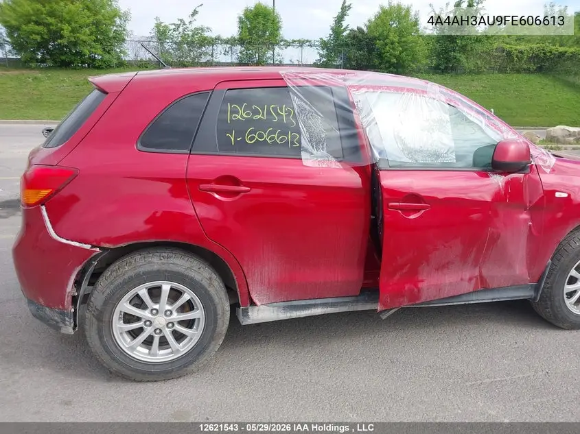 2015 Mitsubishi Rvr Es/Se VIN: 4A4AH3AU9FE606613 Lot: 12621543x