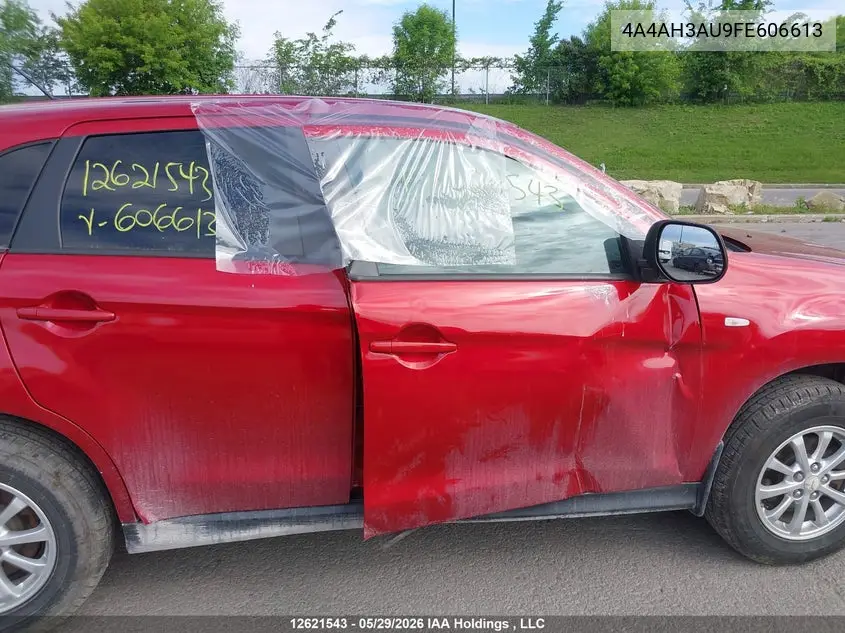 2015 Mitsubishi Rvr Es/Se VIN: 4A4AH3AU9FE606613 Lot: 12621543x