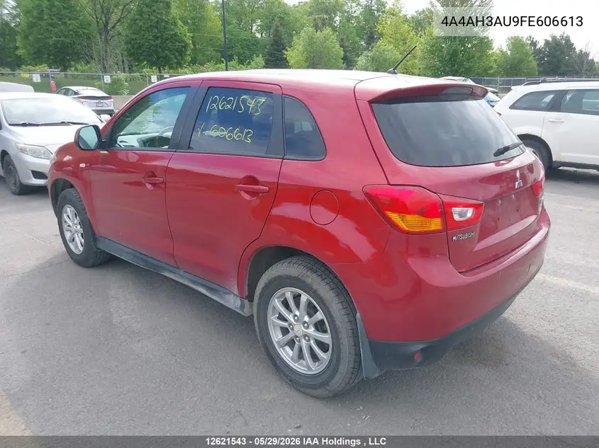 2015 Mitsubishi Rvr Es/Se VIN: 4A4AH3AU9FE606613 Lot: 12621543x