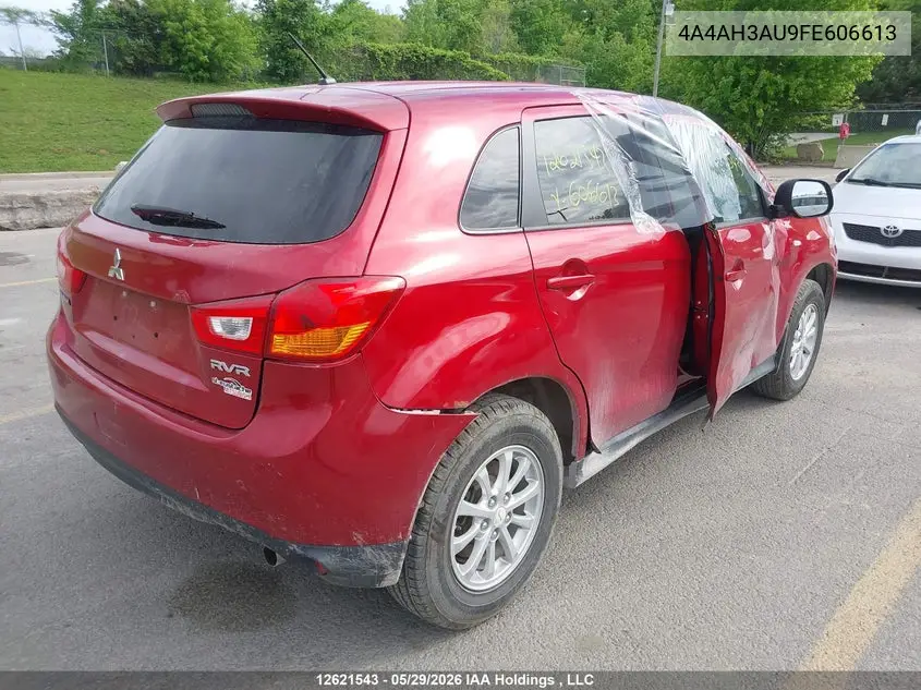 2015 Mitsubishi Rvr Es/Se VIN: 4A4AH3AU9FE606613 Lot: 12621543x