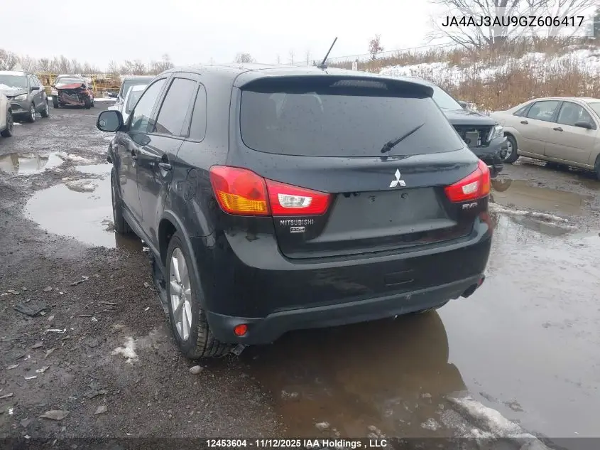 JA4AJ3AU9GZ606417 2016 Mitsubishi Rvr Se