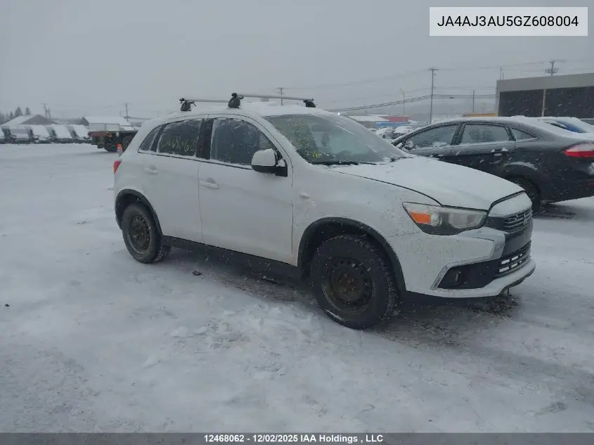 JA4AJ3AU5GZ608004 2016 Mitsubishi Rvr Se