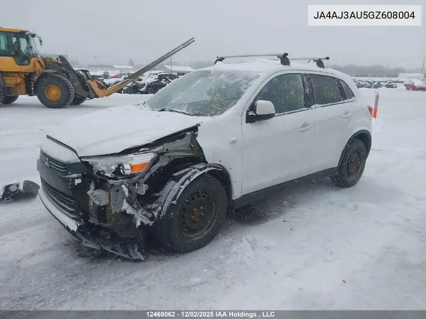 JA4AJ3AU5GZ608004 2016 Mitsubishi Rvr Se