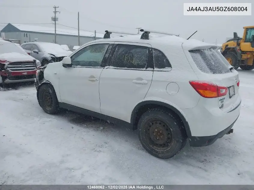 JA4AJ3AU5GZ608004 2016 Mitsubishi Rvr Se