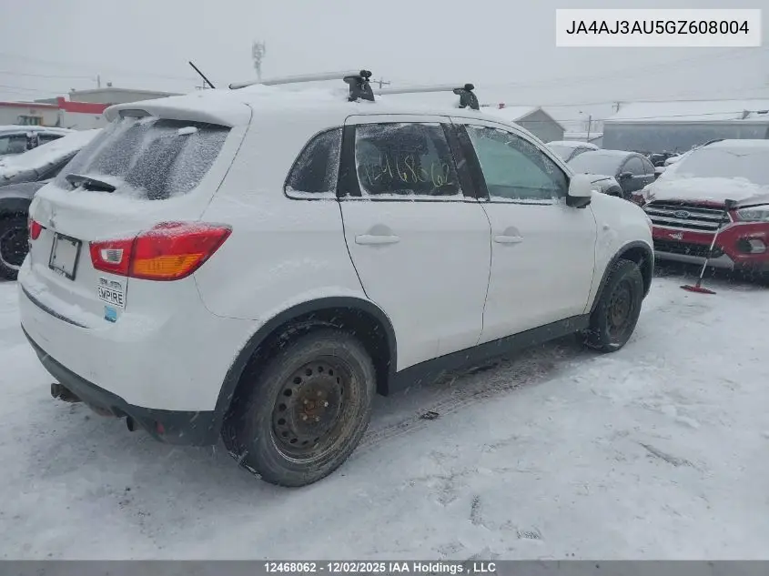 JA4AJ3AU5GZ608004 2016 Mitsubishi Rvr Se