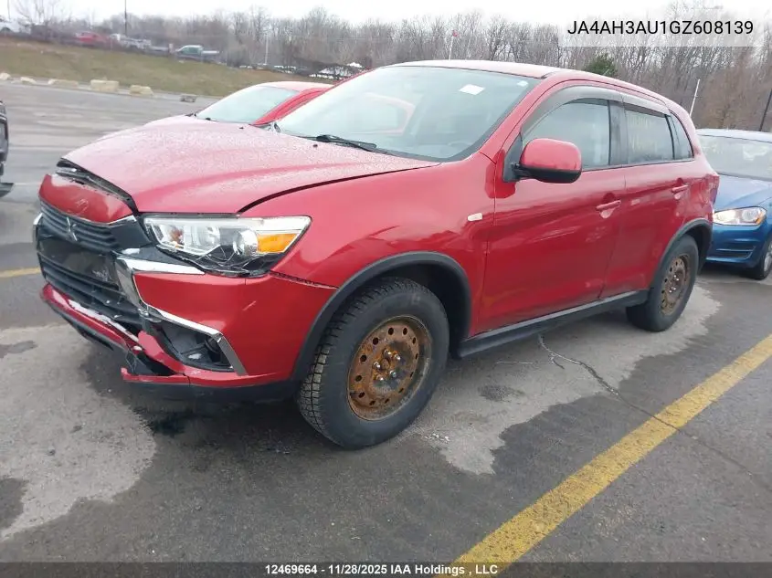 JA4AH3AU1GZ608139 2016 Mitsubishi Rvr