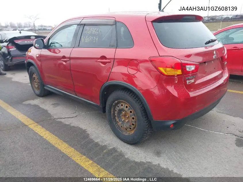 JA4AH3AU1GZ608139 2016 Mitsubishi Rvr