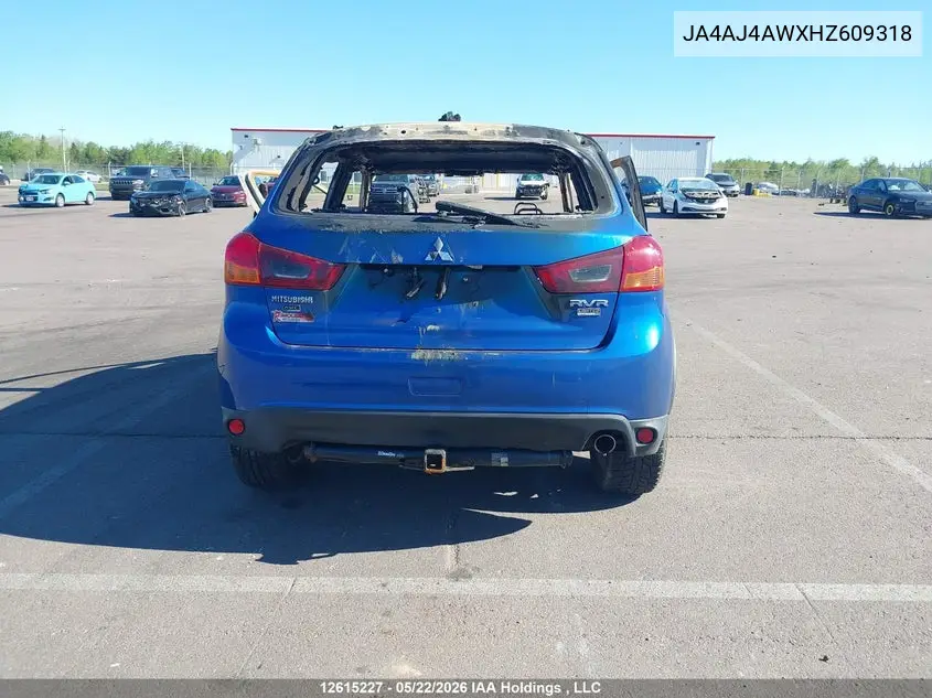 2017 Mitsubishi Rvr Black Edition/Gt/Se Limited Edition VIN: JA4AJ4AWXHZ609318 Lot: 12615227