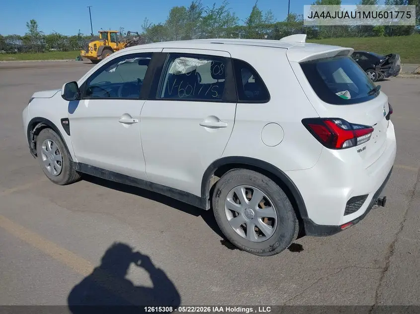 2021 Mitsubishi Rvr VIN: JA4AJUAU1MU601775 Lot: 12615308