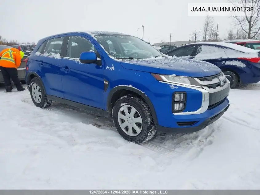 JA4AJUAU4NU601738 2022 Mitsubishi Rvr Es