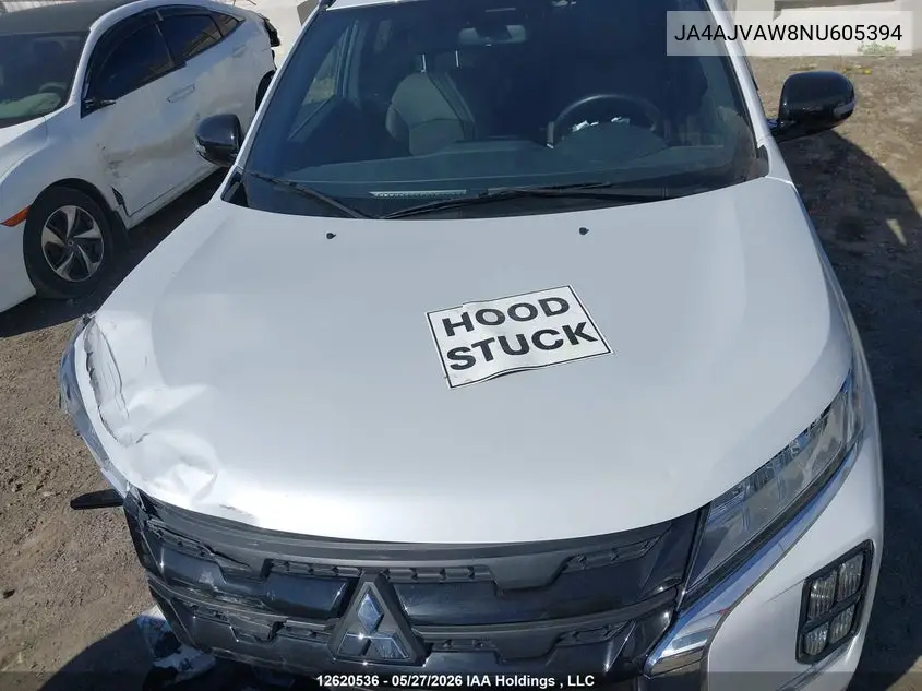 2022 Mitsubishi Rvr Gt/Le/Se/Sel VIN: JA4AJVAW8NU605394 Lot: 12620536