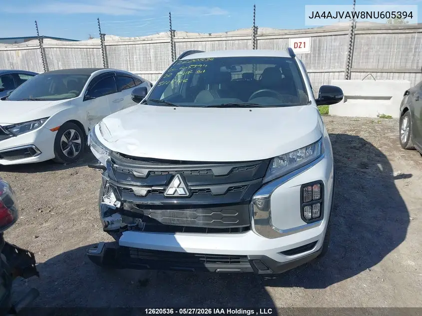 2022 Mitsubishi Rvr Gt/Le/Se/Sel VIN: JA4AJVAW8NU605394 Lot: 12620536