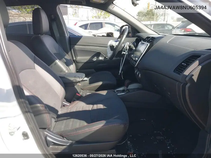 2022 Mitsubishi Rvr Gt/Le/Se/Sel VIN: JA4AJVAW8NU605394 Lot: 12620536