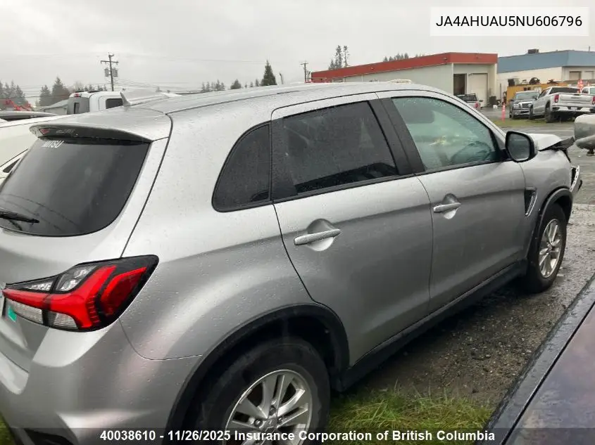 JA4AHUAU5NU606796 2022 Mitsubishi Rvr