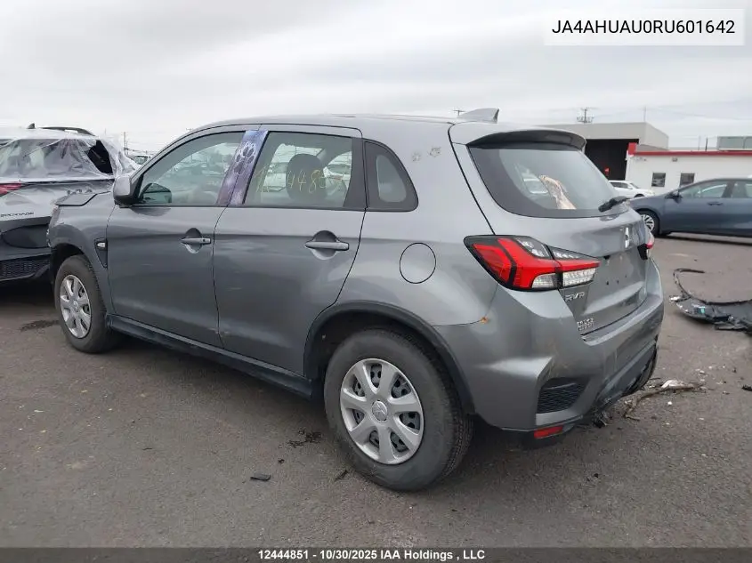 JA4AHUAU0RU601642 2024 Mitsubishi Rvr Es