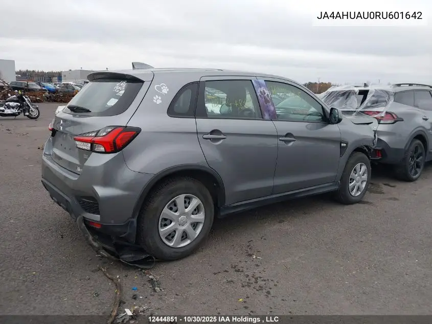 JA4AHUAU0RU601642 2024 Mitsubishi Rvr Es