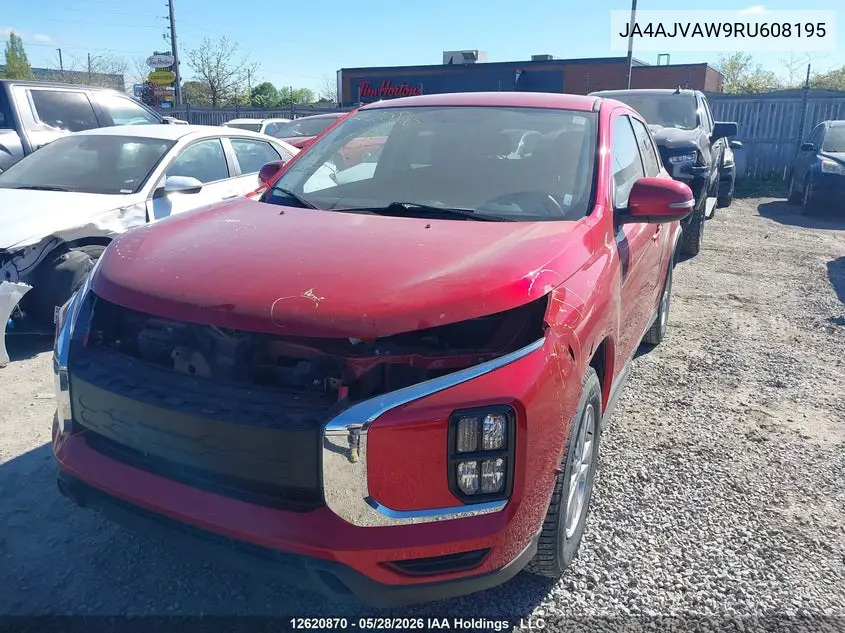 2024 Mitsubishi Rvr Se/Sel/Noir/Gt VIN: JA4AJVAW9RU608195 Lot: 12620870