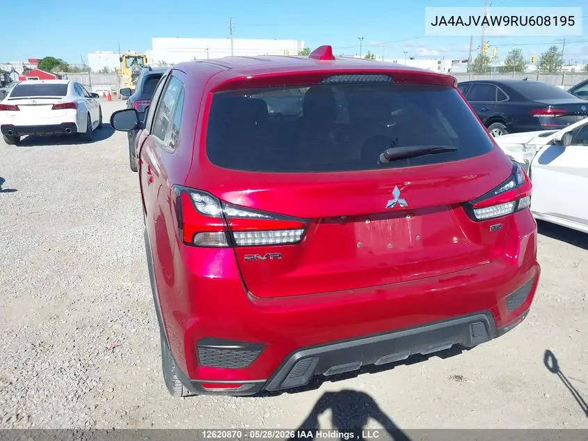 2024 Mitsubishi Rvr Se/Sel/Noir/Gt VIN: JA4AJVAW9RU608195 Lot: 12620870