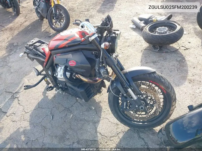 ZGULSU025FM200239 2015 Moto Guzzi Griso 1200 8V