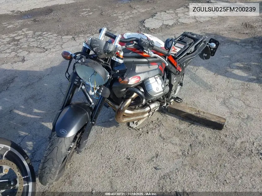 ZGULSU025FM200239 2015 Moto Guzzi Griso 1200 8V