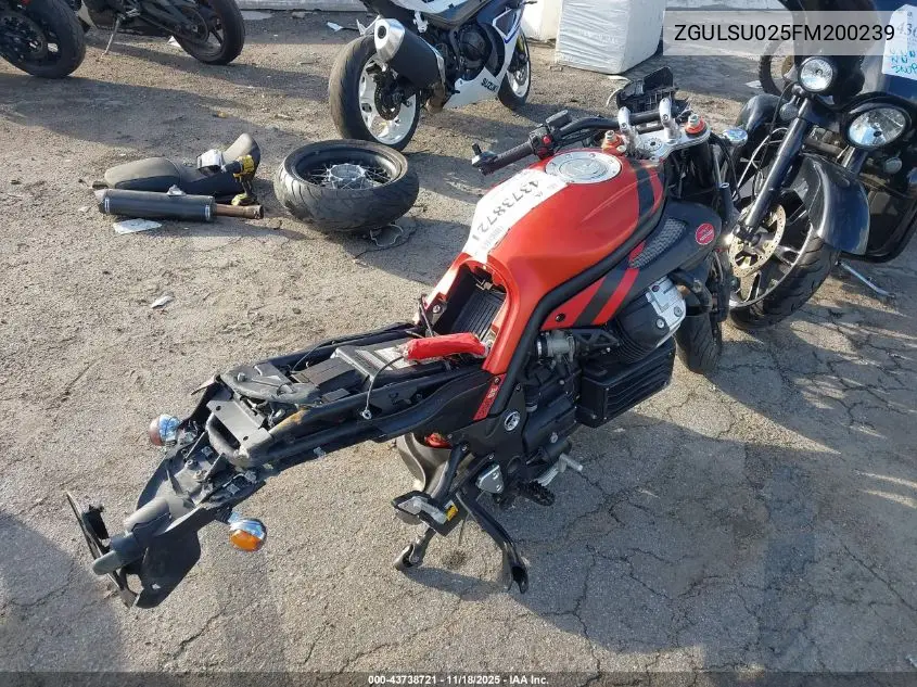 ZGULSU025FM200239 2015 Moto Guzzi Griso 1200 8V