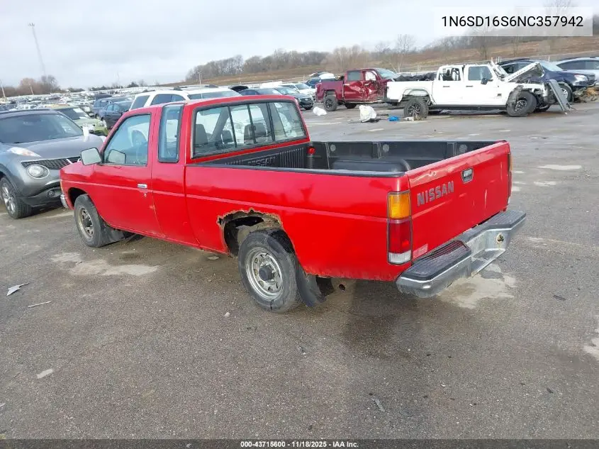 1N6SD16S6NC357942 1992 Nissan Truck King Cab