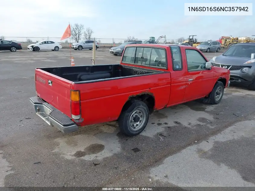 1N6SD16S6NC357942 1992 Nissan Truck King Cab