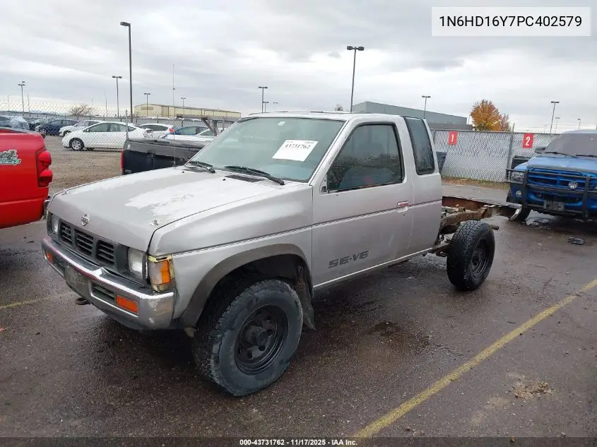1N6HD16Y7PC402579 1993 Nissan Truck King Cab Se