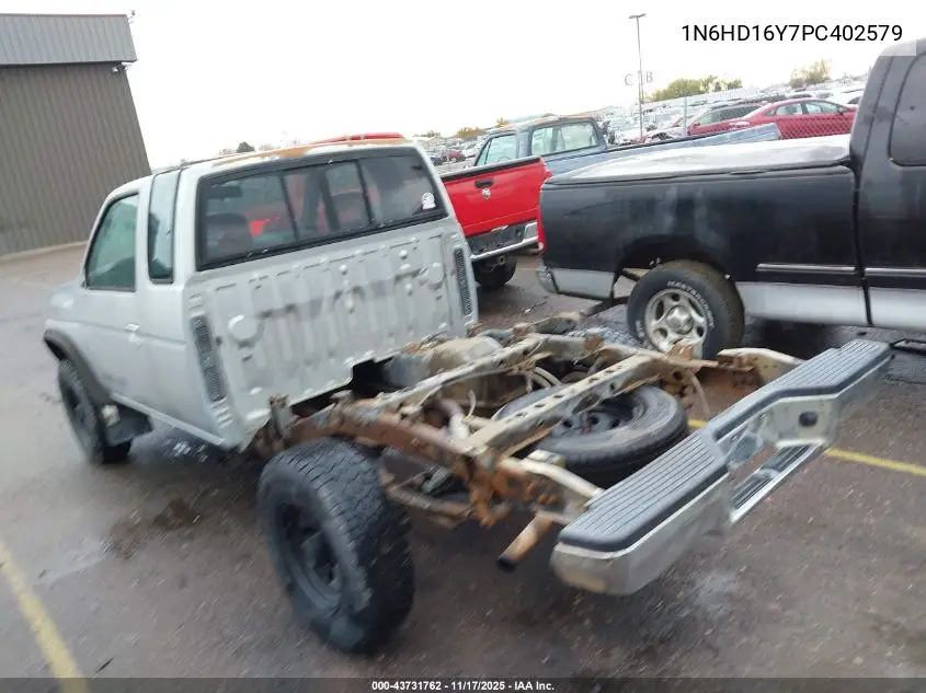 1N6HD16Y7PC402579 1993 Nissan Truck King Cab Se