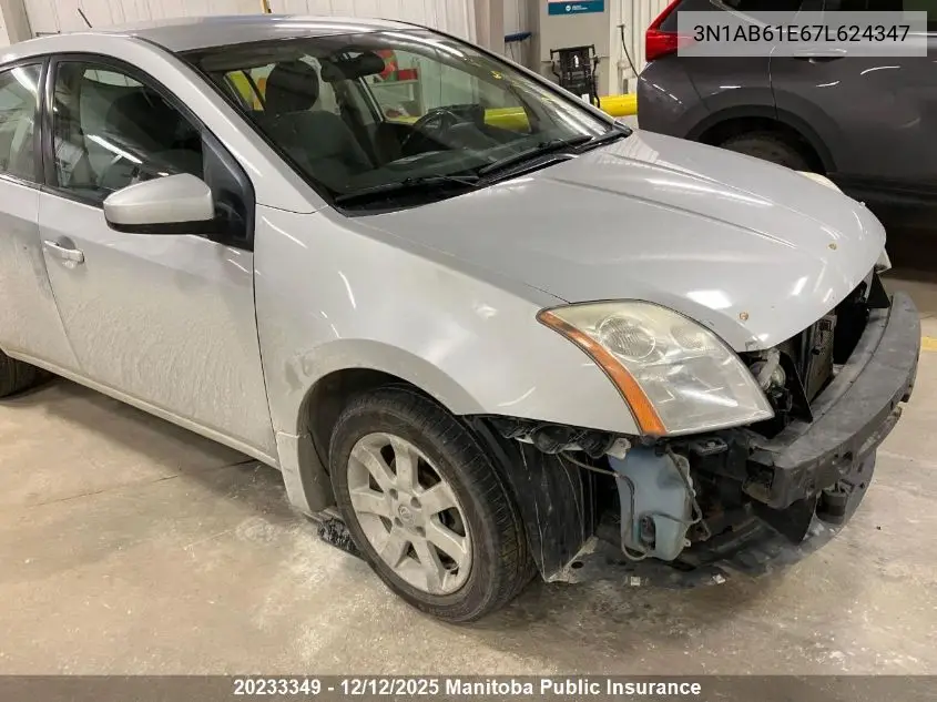 3N1AB61E67L624347 2007 Nissan Sentra 2.0 S