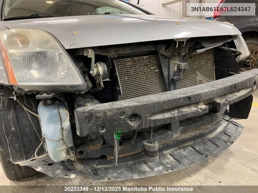 3N1AB61E67L624347 2007 Nissan Sentra 2.0 S