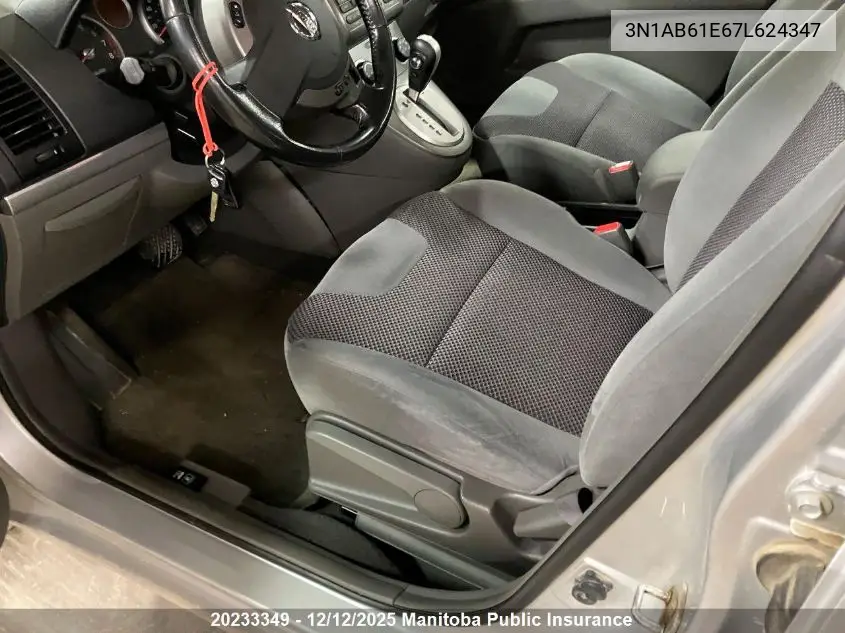 3N1AB61E67L624347 2007 Nissan Sentra 2.0 S