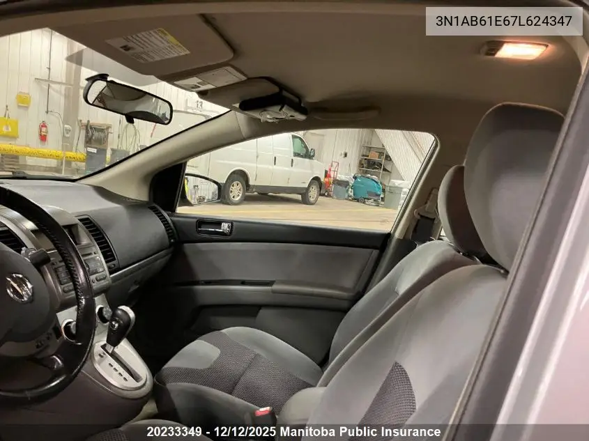 3N1AB61E67L624347 2007 Nissan Sentra 2.0 S