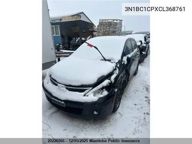 3N1BC1CPXCL368761 2012 Nissan Versa 1.8 Sl