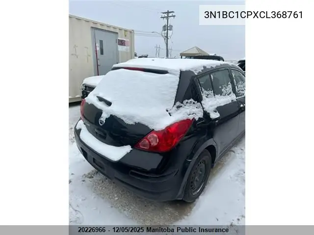 3N1BC1CPXCL368761 2012 Nissan Versa 1.8 Sl