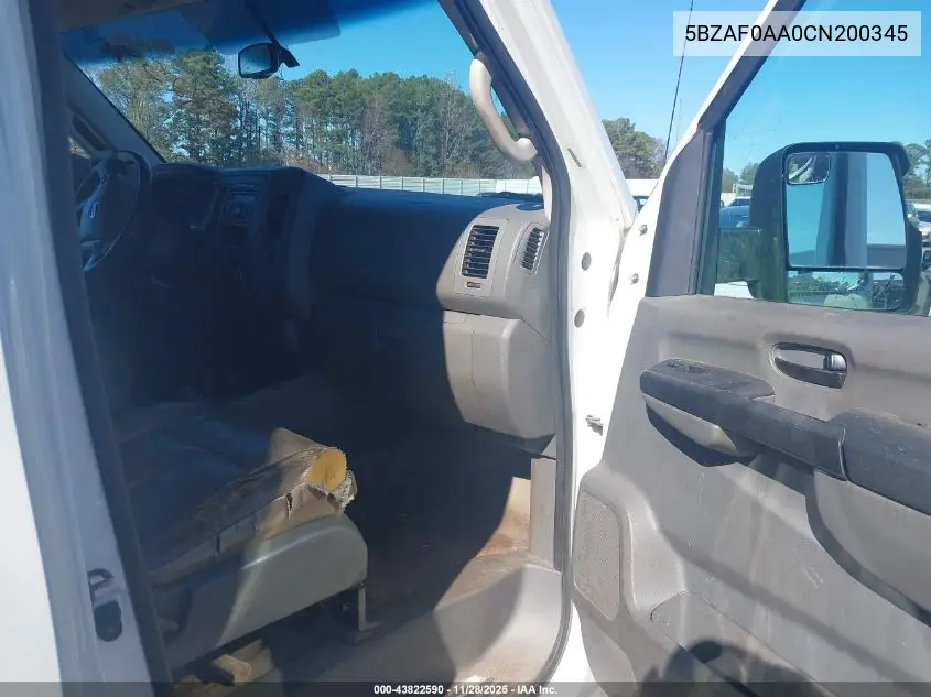 5BZAF0AA0CN200345 2012 Nissan Nv 3500 Nv3500 Hd Sl V8