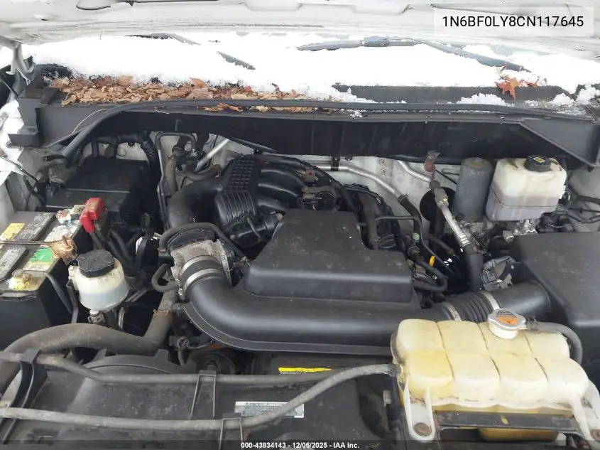 1N6BF0LY8CN117645 2012 Nissan Nv 2500 Nv2500 Hd S V6