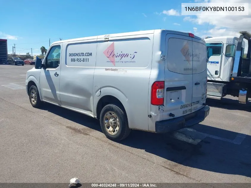 1N6BF0KY8DN100153 2013 Nissan Nv Cargo Nv2500 Hd S V6