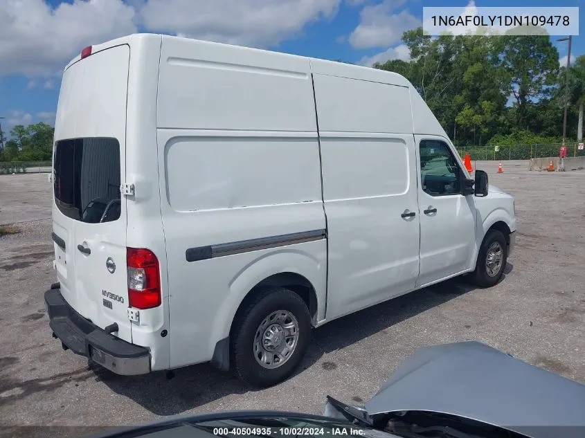 1N6AF0LY1DN109478 2013 Nissan Nv Cargo Nv3500 Hd Sv V8