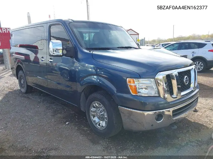 5BZAF0AA4EN162377 2014 Nissan Nv Passenger Nv3500 Hd Sl V8